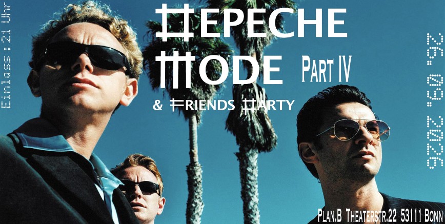 Depeche Mode & Friends Party IV Flyer